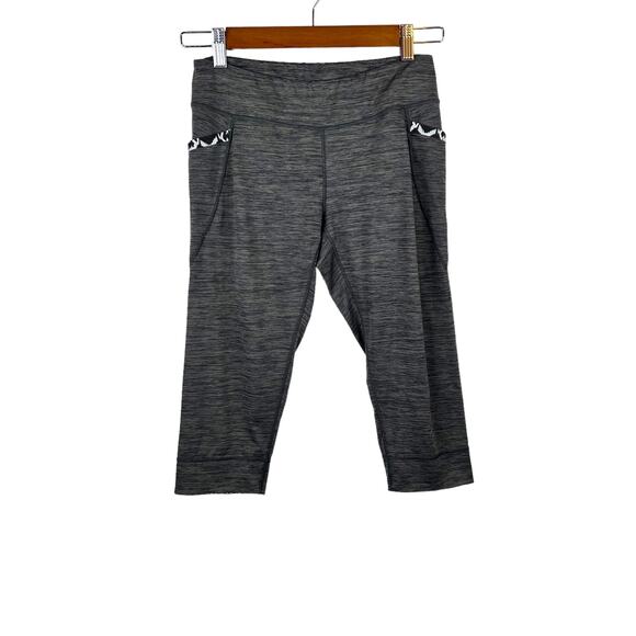 PATAGONIA Diversifly Capri Leggings in Heather Gray Size Small - Picture 1 of 9